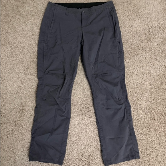 Kuhl Pants - Kuhl Legendary Hiking Outdoor Pants Womens Size 14 Short Gray Cotton Nylon